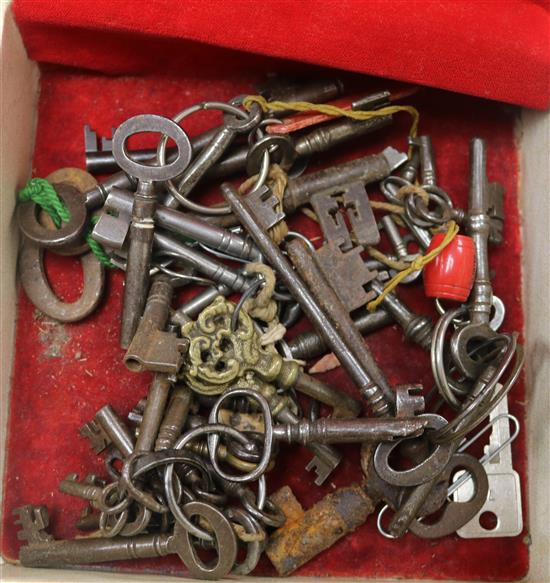 A box of old keys